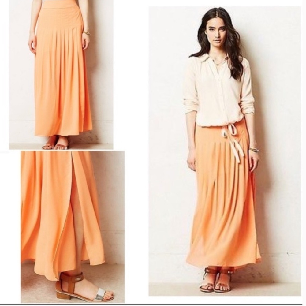 ANTHROPOLOGIE Maeve Zocalo Maxi Skirt
